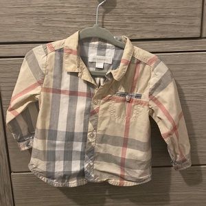 Burberry Shirt- 6 months